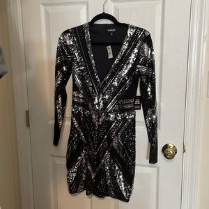 Express Sequined Dress - Size S